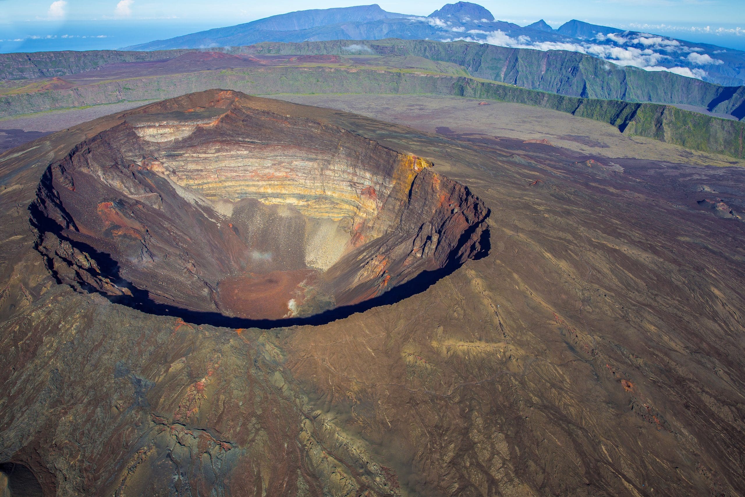 Piton de la Fournaise Volcano (2,632 m)