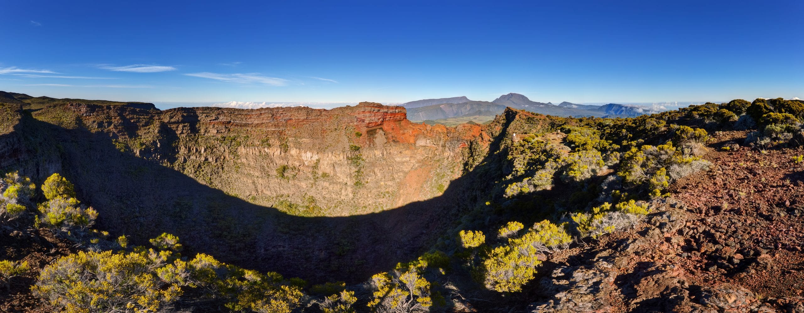 Cratère Commerson et son belvédère